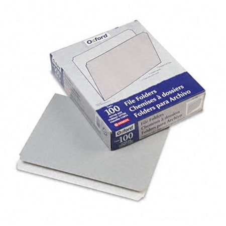 Pendaflex Pendaflex 152-GRA Two-Tone File Folders- Straight Cut- Top Tab- Letter- Gray/Light Gray- 100/Box 152-GRA